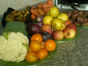 Produce from the Mercado