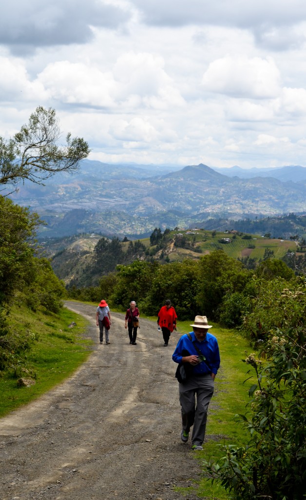 Climbing up Cojitambo